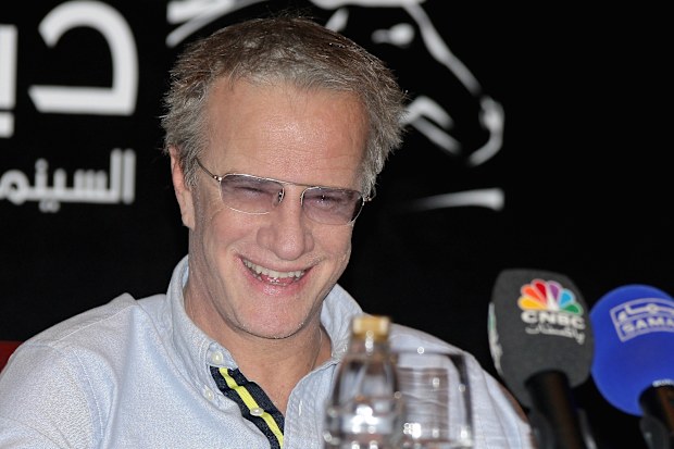 christopher lambert hotel fall hospitalised