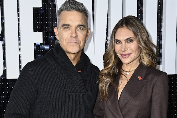 Robbie Williams and Ayda Field