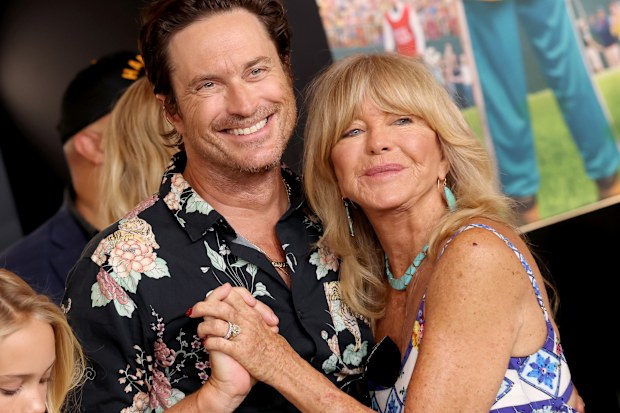 Oliver Hudson and Goldie Hawn