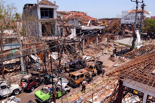 The Bali bomb site in Kuta