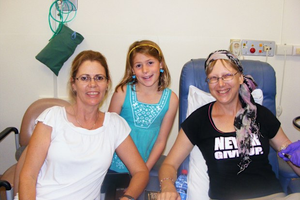 Andy and her best friend Sue and her daughter.