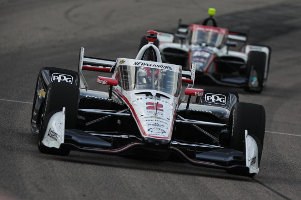 Josef Newgarden claimed his fifth win at Iowa Speedway and his third straight oval win of 2023. 