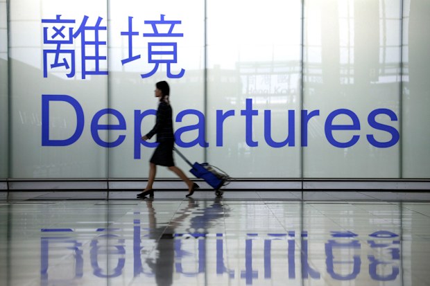 Hong Kong departures