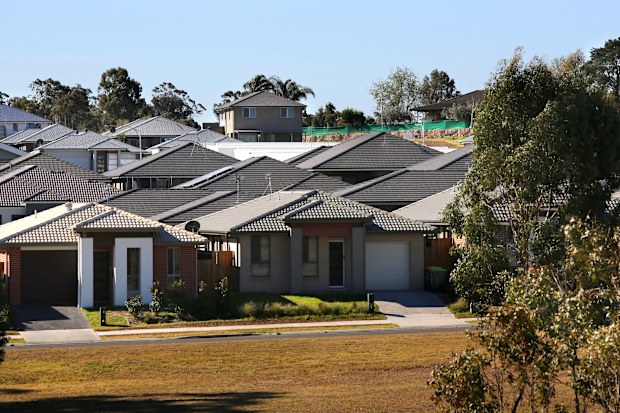 New homes under construction Sydney