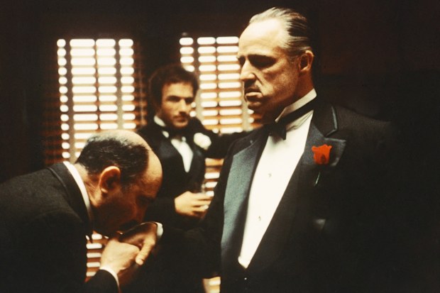 Marlon Brando as Don Vito Corleone in The Godfather.