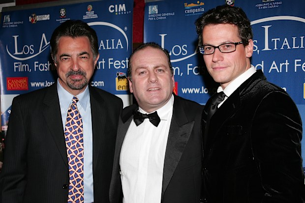 Joe Mantegna, Pascal Vicedomini and Ioan Gruffudd