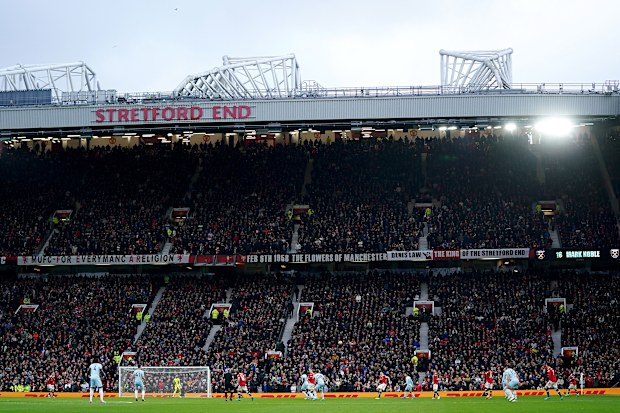 A general view of the Premier League match at Old Trafford, Manchester. Picture date: Saturday January 22, 2022. (Photo by Zac Goodwin/PA Images via Getty Images)