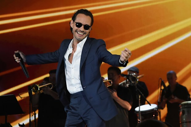 In this handout photo provided by One Voice: Somos Live!, -  performs onstage at One Voice: Somos Live! A Concert For Disaster Relief at Marlins Park on October 14, 2017 in Miami, Florida.