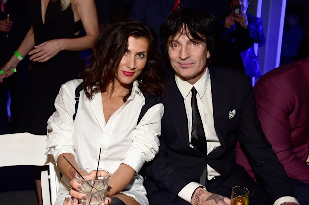 Sofia Toufa and Tommy Lee 