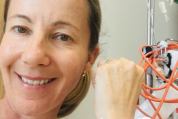Georgia Smith has lung cancer.