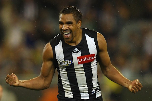 Andrew Krakouer in action for Collingwood in 2011.