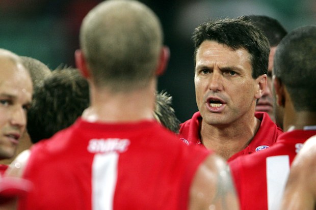 Paul Roos in 2005, during his time as Sydney coach.