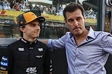 Mark Webber has taken a step back from his trackside role with Oscar Piastri.