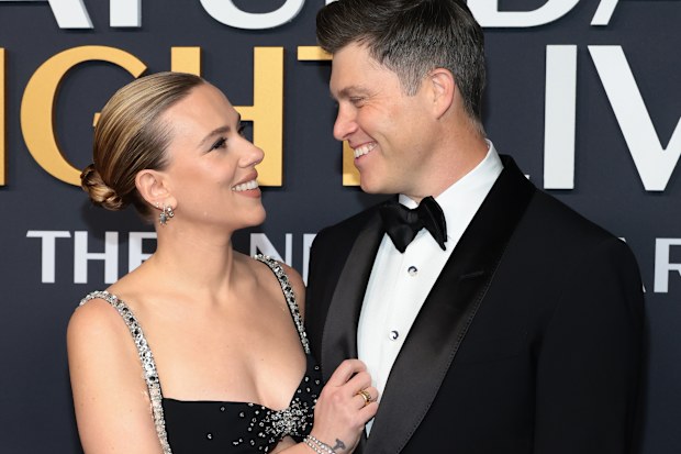 Scarlett Johansson and Colin Jost
