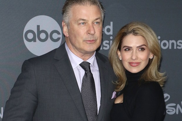 Actor Alec Baldwin and Hilaria Baldwin attend the 2019 Walt Disney Television Upfront at Tavern On The Green on May 14, 2019 in New York City.