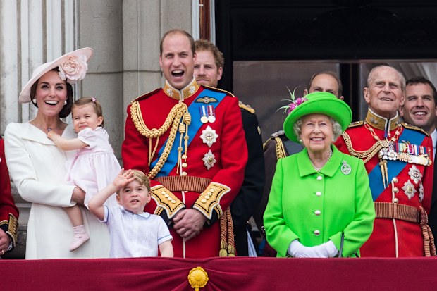 Queen Elizabeth royal family Trooping the Colour