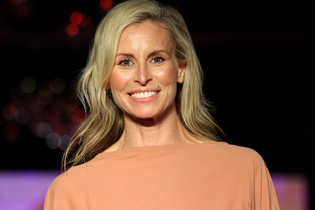 NEW YORK, NEW YORK - SEPTEMBER 18: Niki Taylor walks the runway at the Coolibar Mott50 Edition Sun Safe Soirée Fashion Presentation on September 18, 2025 in New York City. (Photo by JP Yim/Getty Images)