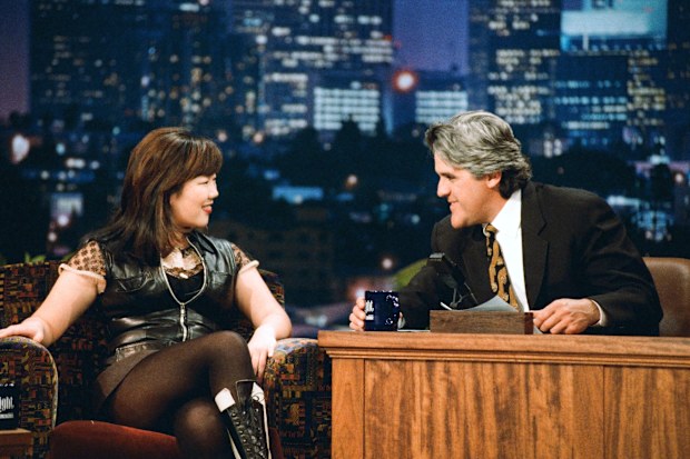 Margaret Cho and Jay Leno