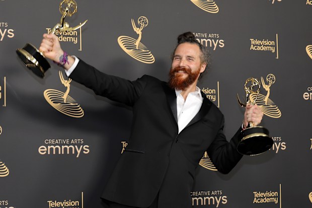 LOS ANGELES, CALIFORNIA - SEPTEMBER 04: Cristobal Tapia de Veer, winner of the Outstanding Music Composition for a Limited or Anthology Series, Movie or Special (Original Dramatic Score) award for 'The White Lotus' attends the 2022 Creative Arts Emmys at Microsoft Theater on September 04, 2022 in Los Angeles, California. (Photo by Amy Sussman/Getty Images)