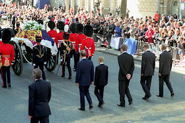 5. The funeral of Diana, Princess of Wales, 1997
