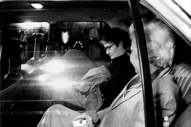 The drug grannies leave parramatta jail for the airport. March 23, 1983. (Photo by Paul Murray/Fairfax Media).