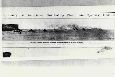 The Great Battleship Fleet arrives in Sydney 