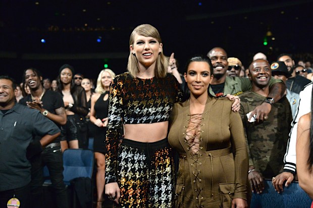 Taylor Swift and Kim Kardashian West