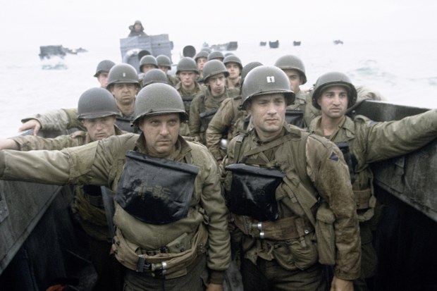 Tom Sizemore and Tom Hanks star in Saving Private Ryan
