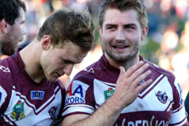 Daly Cherry-Evans and Kieran Foran. (Getty)
