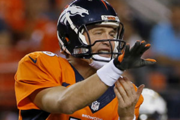 Denver Broncos quarterback Peyton Manning. (AAP)