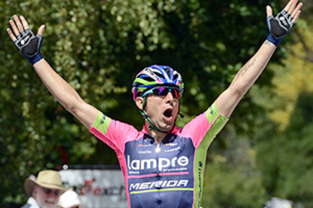 Diego Ulissi won the second stage of the Tour Down Under (AAP)