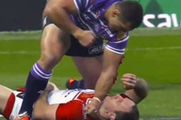 Ben Flower's infamous attack. (Supplied)