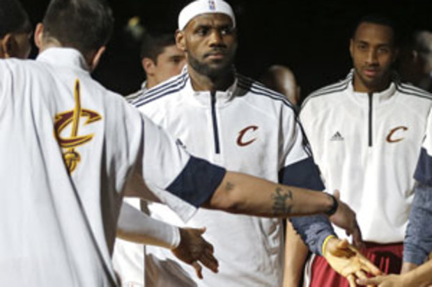 Cleveland Cavaliers' LeBron James. (AAP)