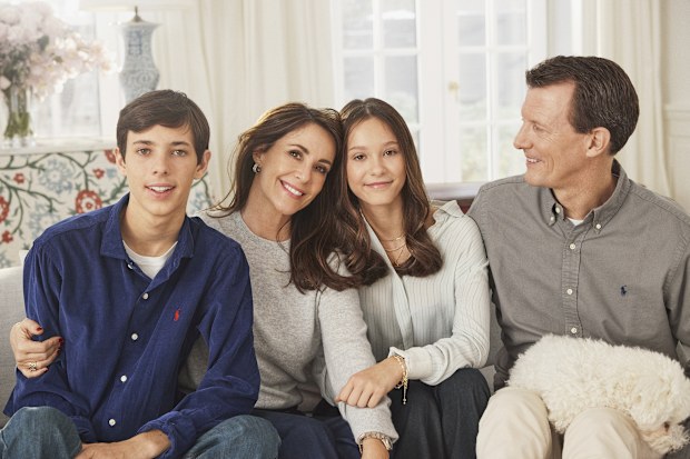 Prince Joachim and Princess Marie of Denmark, with their two children Count Henrik and Countess Athena at home in Vedbæk in January 2026. The photos were shared by the Royal House for Princess Marie's 50th birthday on February 6.