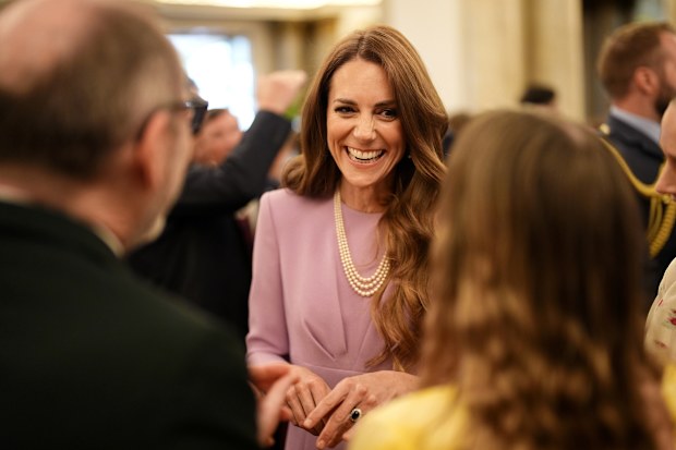 Catherine, Princess of Wales during a reception at Buckingham Palace in London, to celebrate the 100th anniversary of Queen Elizabeth II's birth. Picture date: Tuesday April 21, 2026.