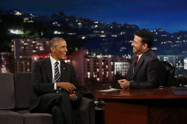 President Barack Obama, Jimmy Kimmel 