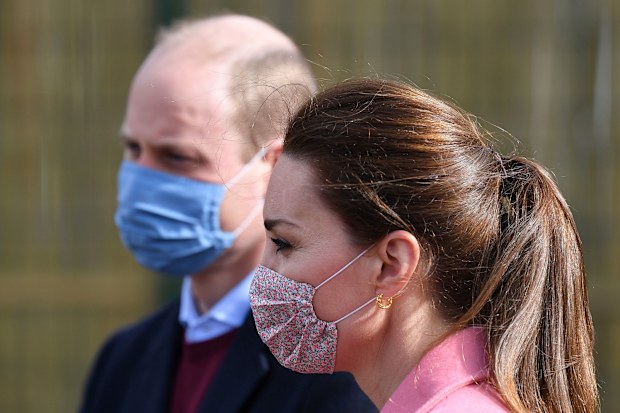Prince William and Kate Middleton visit East London school, Duke of Cambridge comments on Prince Harry and Oprah interview