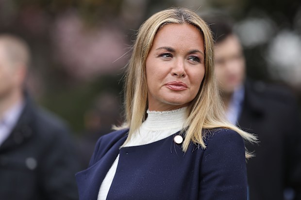 Vanessa Trump, wife of Donald Trump Jr., attends the Easter Egg Roll on the South Lawn of the White House in Washington, Washington, D.C., U.S., on Monday, April 2, 2018. President Donald Trump and First Lady Melania hosted the 140th Easter Egg Roll at the White House Monday, this after Trump spent Easter Sunday tweeting about ending the Obama-era DACA deal and pulling out of NAFTA if Mexico does not increase security at the border. Photographer: Chip Somodevilla/Pool via Bloomberg