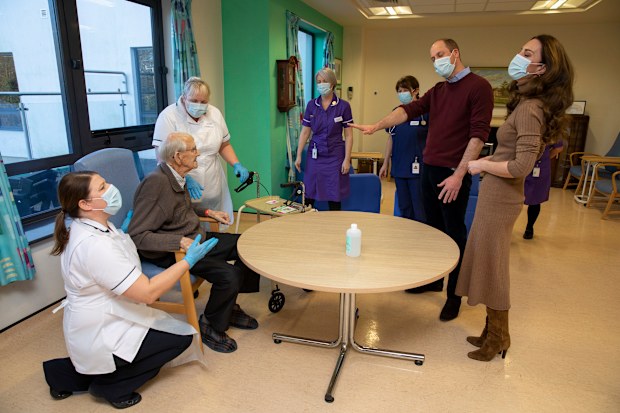 Prince William, Duke of Cambridge and Kate Middleton, Duchess of Cambridge visit NHS staff and patients at Clitheroe Community Hospital