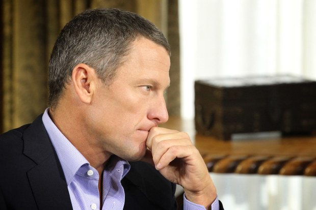 Lance Armstrong's infamous confession interview with Oprah Winfrey.