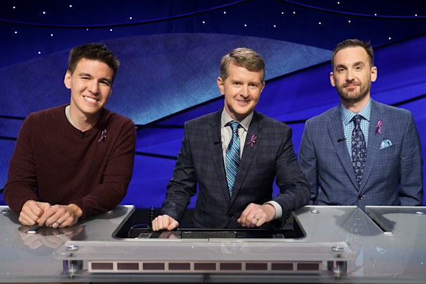 James Holzhauer, Brad Rutter and Ken Jennings