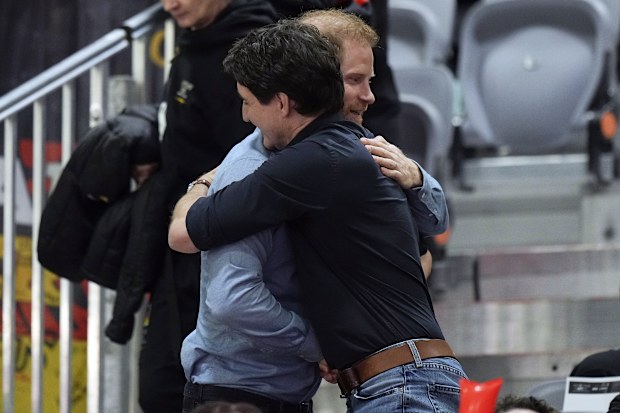 Canadian Prime Minister Justin Trudeau and Prince Harry