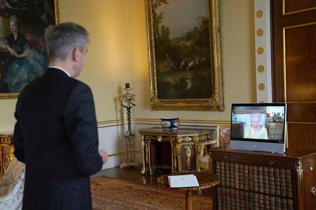 Queen Elizabeth virtual audience with Markus Leitner 