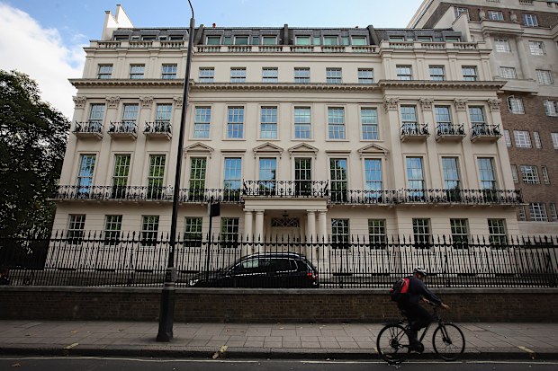 Overlooking Hyde Park, it had been built as a terrace of four houses sometime in the 1860s before being converted into a single home.
