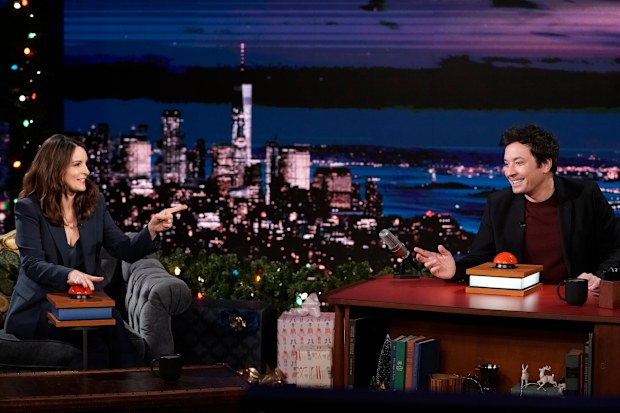 Tina Fey and Jimmy Fallon