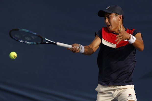 Rinky Hijikata swept Marton Fucsovic in the second round of the US Open.