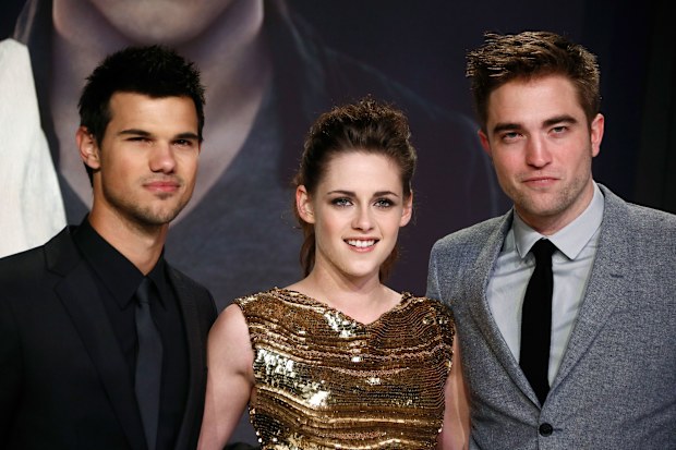 (From left) Taylor Lautner, Kristen Stewart and Robert Pattinson at the 2012 Berlin premiere of 'The Twilight Saga: Breaking Dawn - Part 2.'