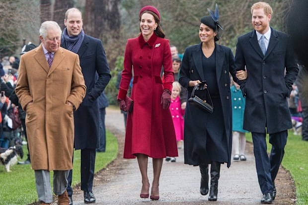 Kate Middleton, Meghan Markle, Prince Harry, Prince William, King Charles