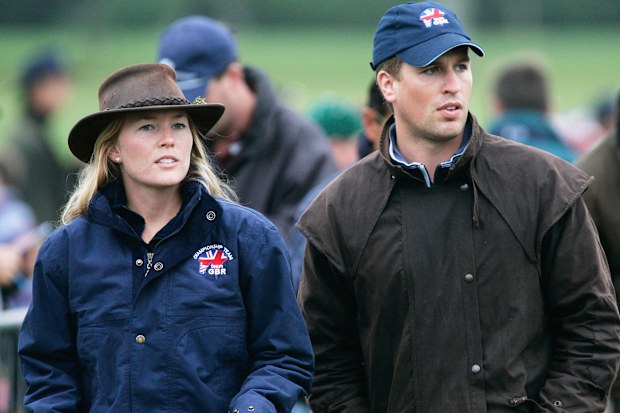 Peter Phillips and girlfriend, Autumn Kelly at the European Eventing Championships on September 11 2005.