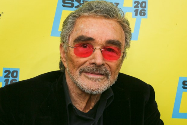 Actor Burt Reynolds appears at the world premiere of "The Bandit" during the South by Southwest Film Festival on March 12, 2016, in Austin, Texas. 